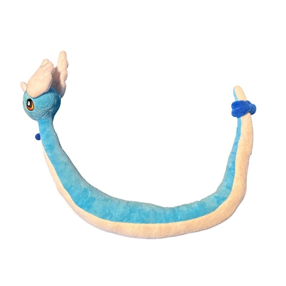 Pokemon Dragonair Plush Stuffed Animal Blue White Dragon Toy 24
